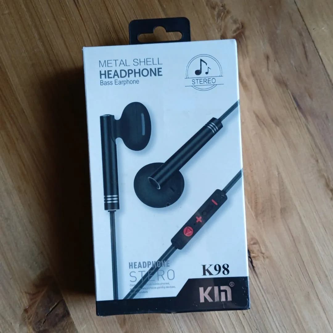 KIN K98 Metal Shell Wired In-Ear Stereo Headphones